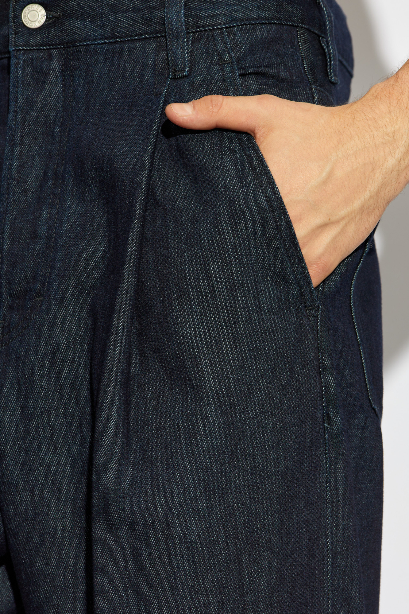 Men's Clothing | asymmetric ring detail printed mini dress